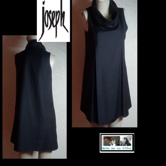 For Joseph NWOT Black  Sheath Dress Size S - Picture 1 of 7